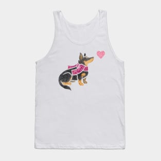 Watercolour Lancashire Heeler dog Tank Top